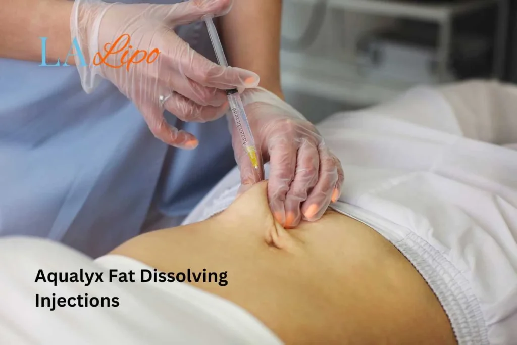 woman having fat dissolving injections Greater London (Bexley) in the stomach