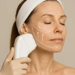 Woman having HI-FU to reduce wrinkles call LA LIPO Greater London (Bexley) Now!