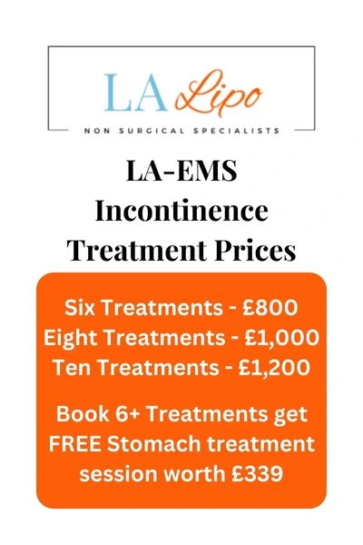 LA-EMS Incontinence Treatment Prices Greater London (Bexley)