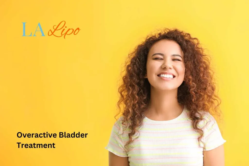 woman smiling about overactive bladder treatment Greater London (Bexley) solutions