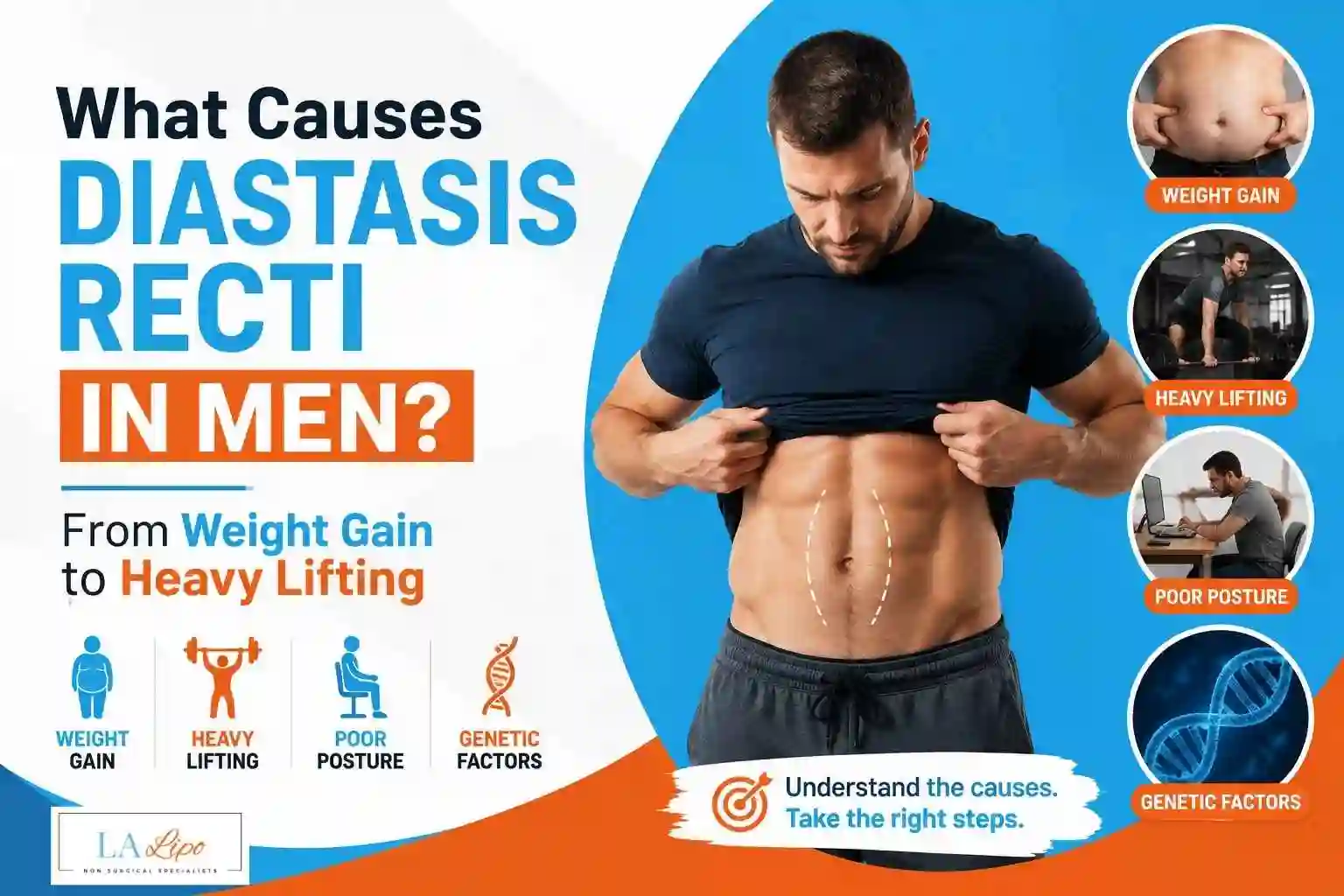 What Causes Diastasis Recti in Men? From Weight Gain to Heavy Lifting Greater London (Bexley)